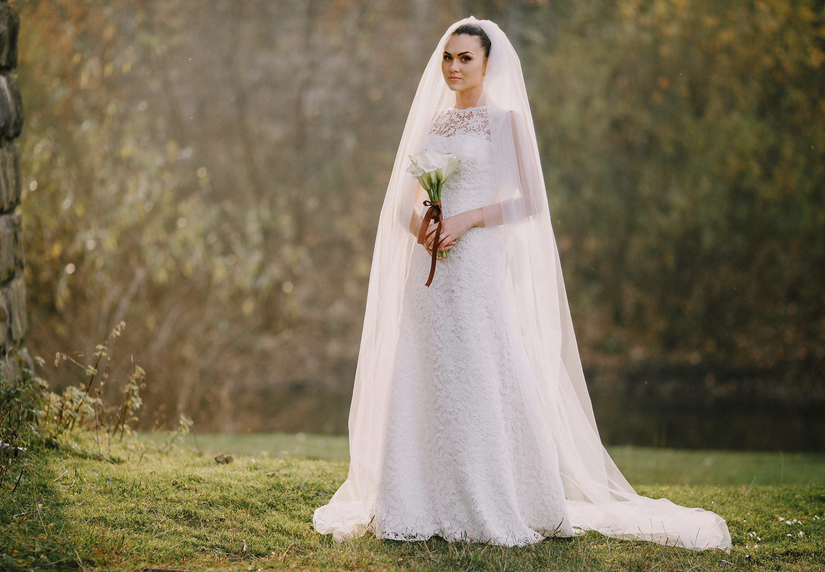 chapel length veil
