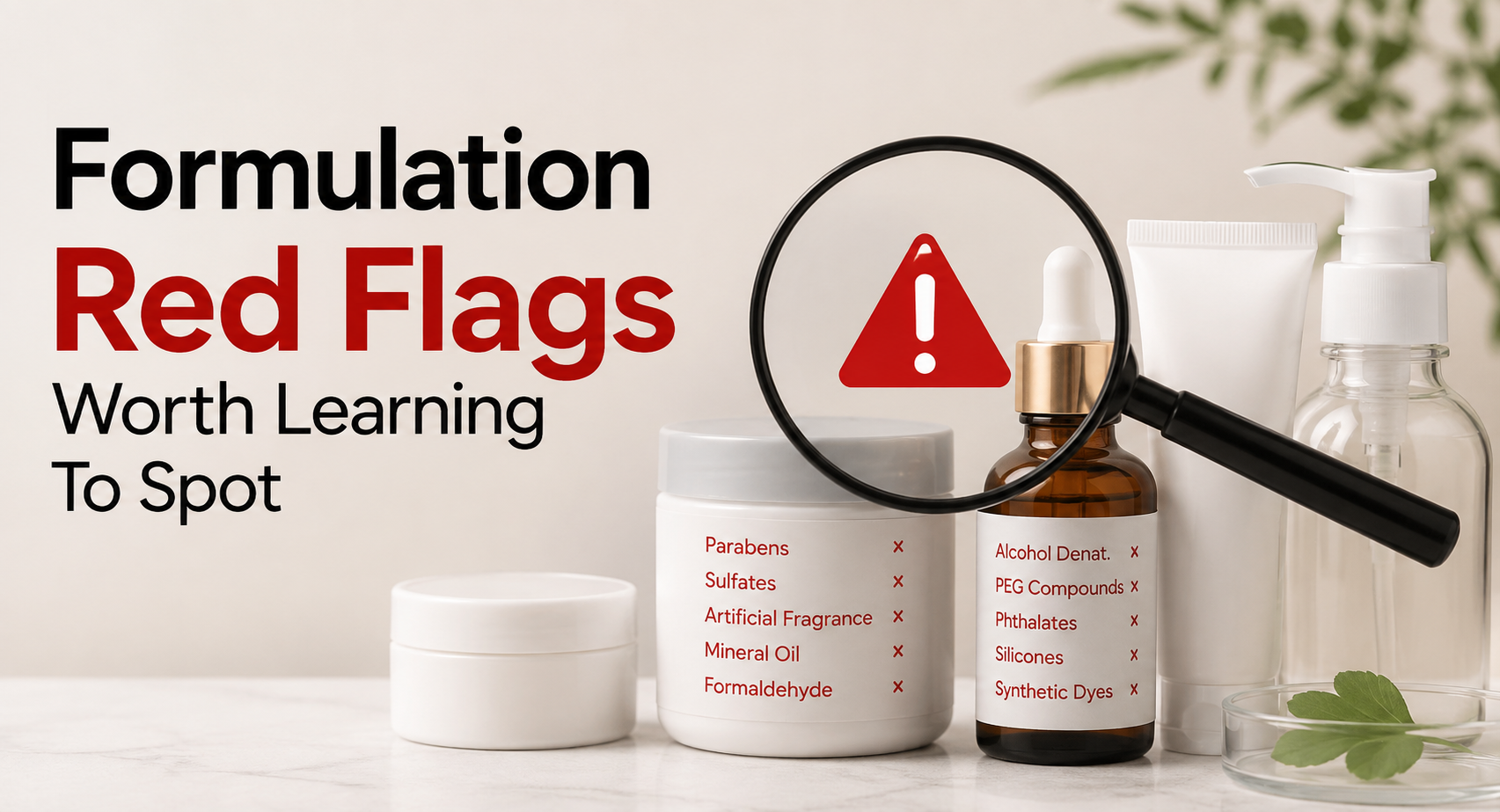 Formulation Red Flags Worth Learning To Spot