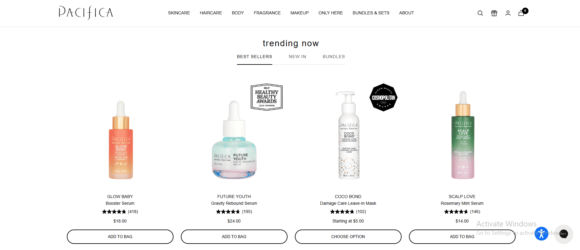 pacifica beauty skin care