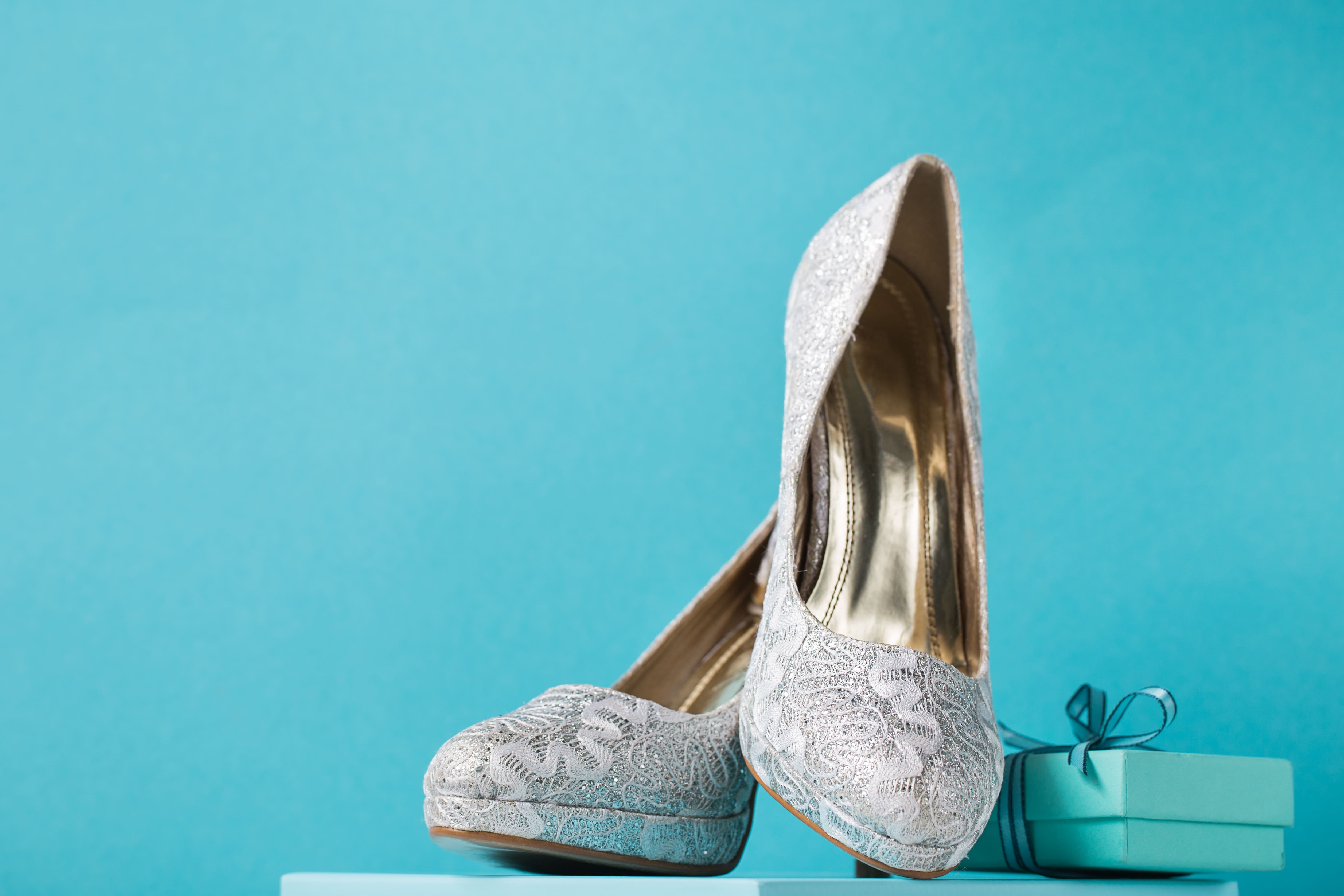 silver shoes for women