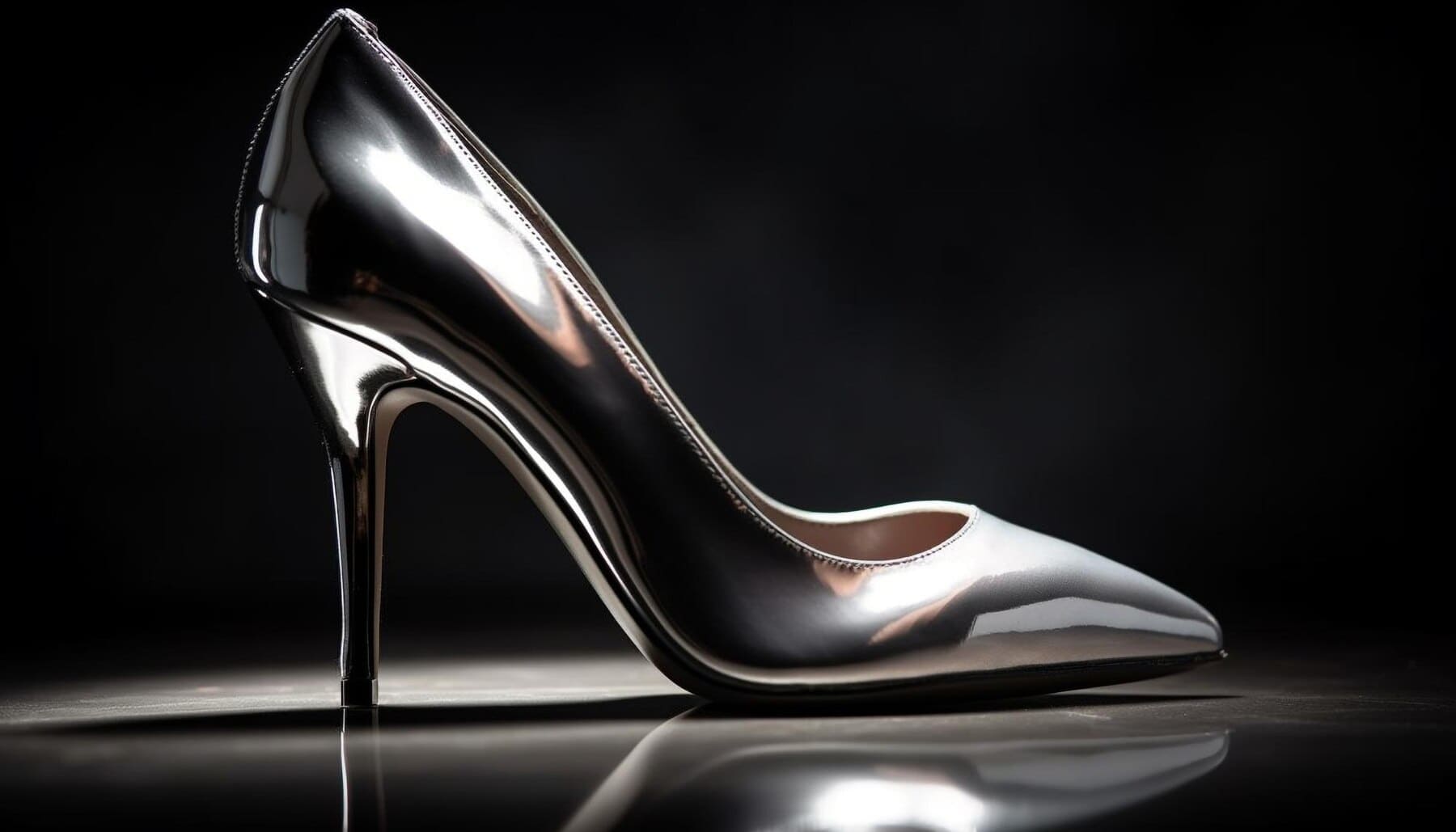 metallic silver shoes women
